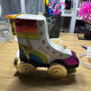 NWOT Betsey Johnson roller skate purse. So cute. Not on website.